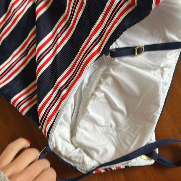 La Blanca Sailor Stripe Lingerie One Piece - Picture 4 of 4